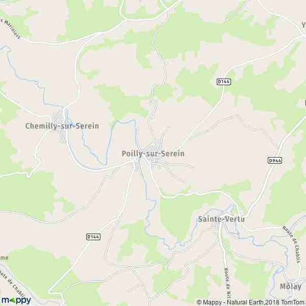 poilly, sur, serein
